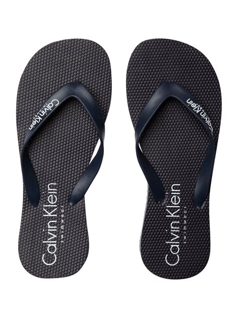 calvin klein flip flops